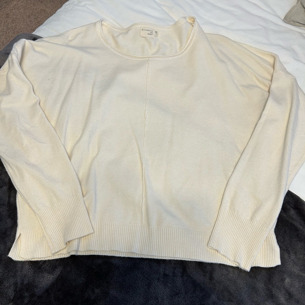 Lightweight Cream Sweater